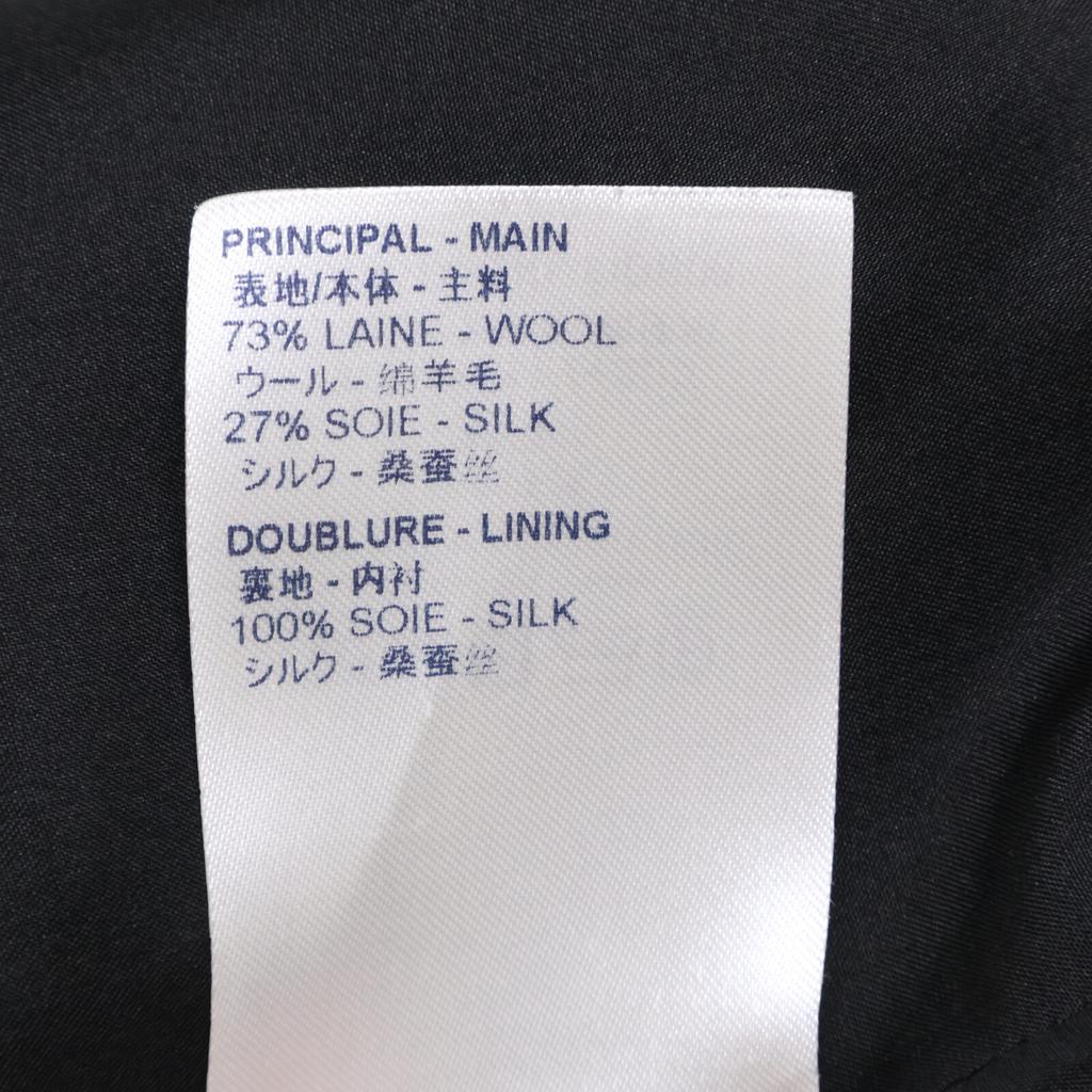 Louis Vuitton Domestically Published RW201A QRL Wool Silk Patch Skater Dress Dress 40 blackUsed