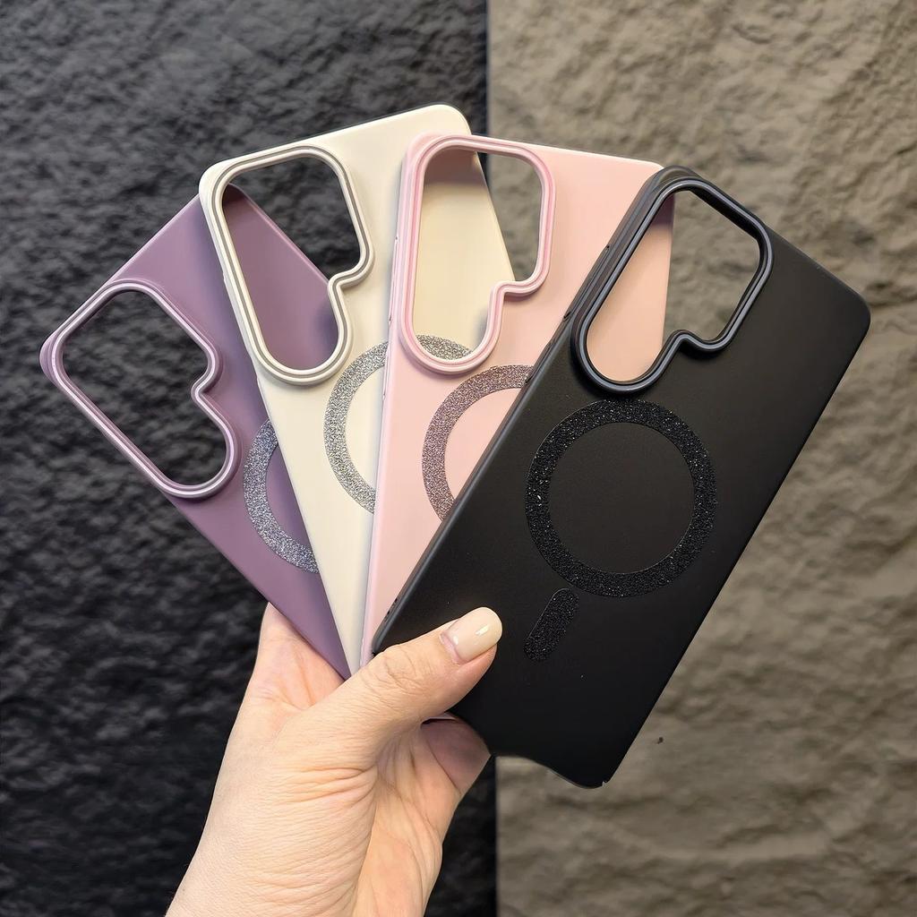 Case For Samsung Galaxy S26 Plus S26 Ultra Stylish Elegant Thin Anti-fingerprint Magnetic Cover For Galaxy S 26 Shockproof Funda