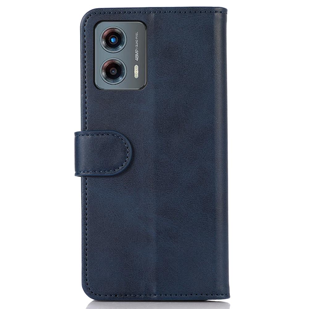 For Motorola Moto G 5G (2023) Anti-Scratch Wallet Case Cowhide Texture Phone Stand PU Leather Cover