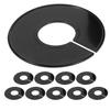 10Pcs Plastic Closet Size Dividers Round Hanger Labels for Clothes Rack Organization Wardrobe Hanger Separators