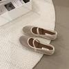 Fashion 2025 Women's Round Toe Mesh Fabric Ballet Flats Shoes Fashion Shallow Band Ladies Comfort Soft Sole Mary Jane Shoes Flat Women