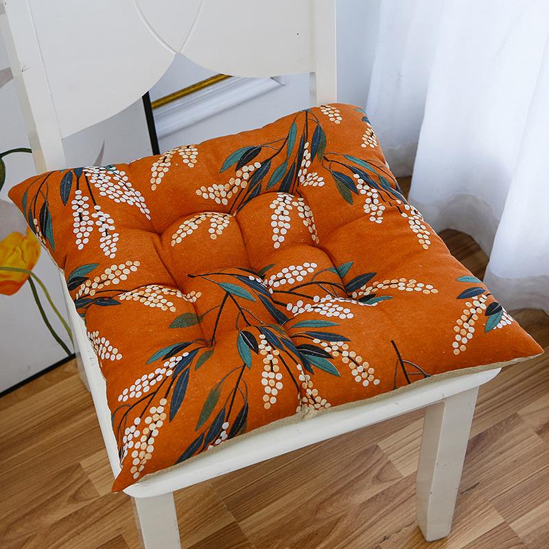 

Утолщенная подушка для сиденья стула Подушка для офиса для длительного сидения на полу в общежитии для студентов Подушка для табурета Мягкая зимняя 45 45cm Square Mete