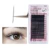 Flat Eyelash Extensions 0.07 C CC D 8-14mm Natural Soft Light Matte Black Lashes