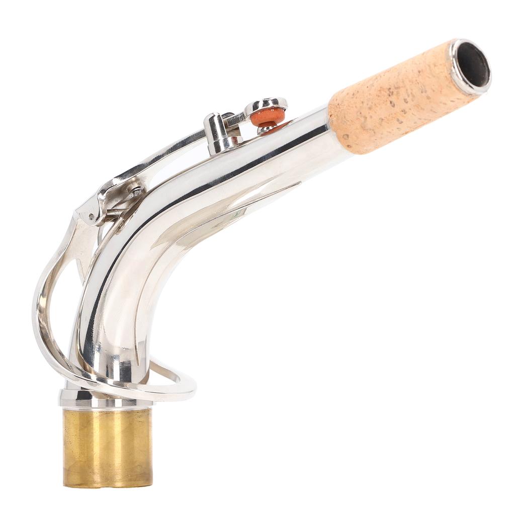 Alto Saxophone Neck Bend 24.5mm Sax Part Instrument Accessory for Replacement Silver
