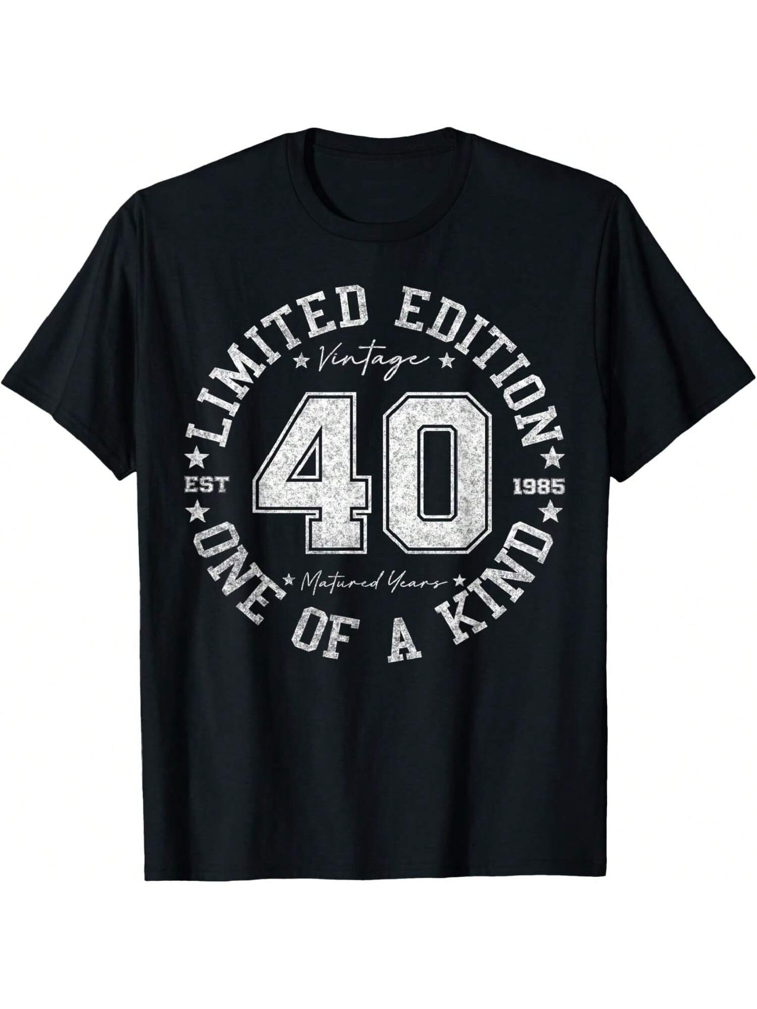 40 Year Old Gifts Vintage 1985 Limited Edition 40th Birthday T-Shirt1 S разноцветный