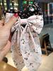 1 artistic style big bow hair clip Female small floral fresh bow back head duck beak clip hair clip
