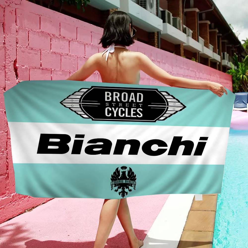Living Room Carpet Bianchi Bike Microfiber Blanket Quick Drying Beach Towels Oversized Super Absorbent Pool Towel Blanket