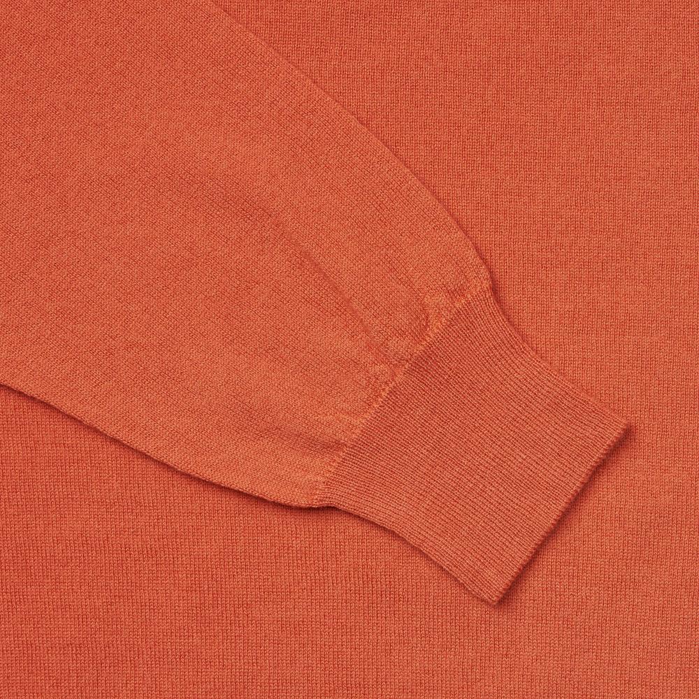 VERNO Cashtouch Crew-Neck Knit Orange_Regular-Fit