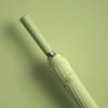 16-strand leather handle straight rod long handle simple INS umbrella weather and rain dual-purpose wind-resistant long handle umbrella logo