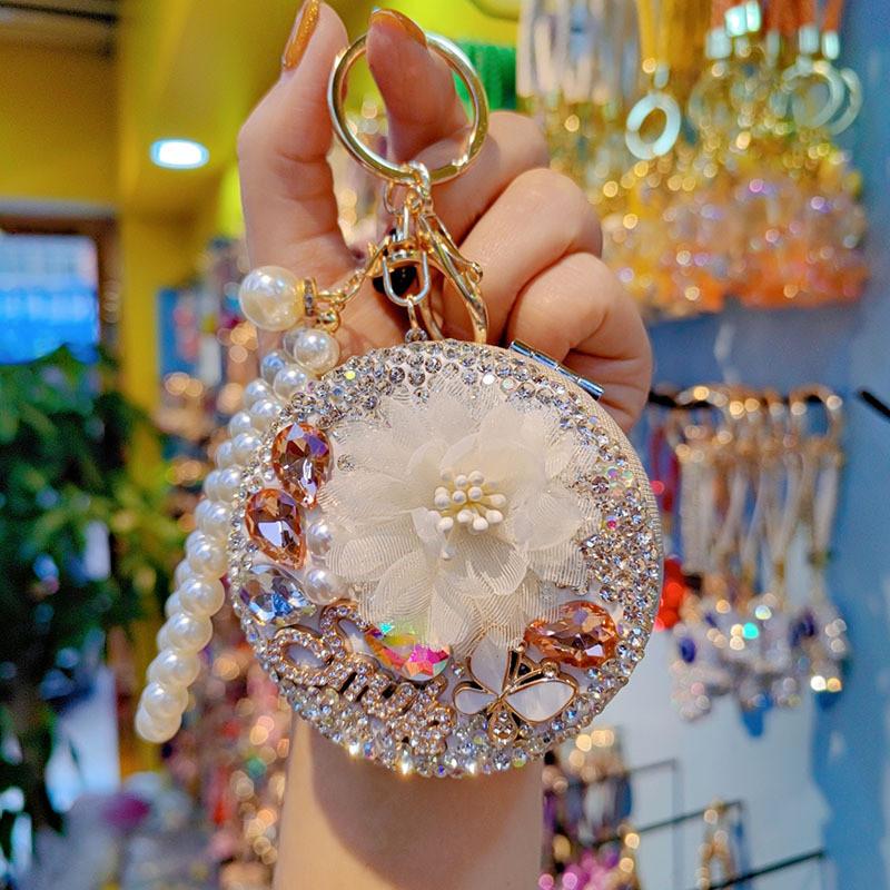 Romantic Jewelry Keyring With Sparkling Heart Design For Wedding And Party Decor