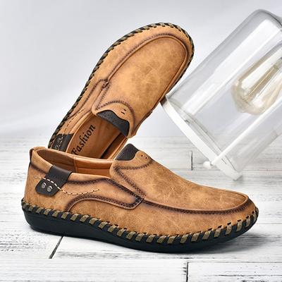 New Men's Casual Shoes Luxury Genuine Leather Loafers Men Flats Comfortable Soft Soled Driving Shoes Designer Handmade Moccasins