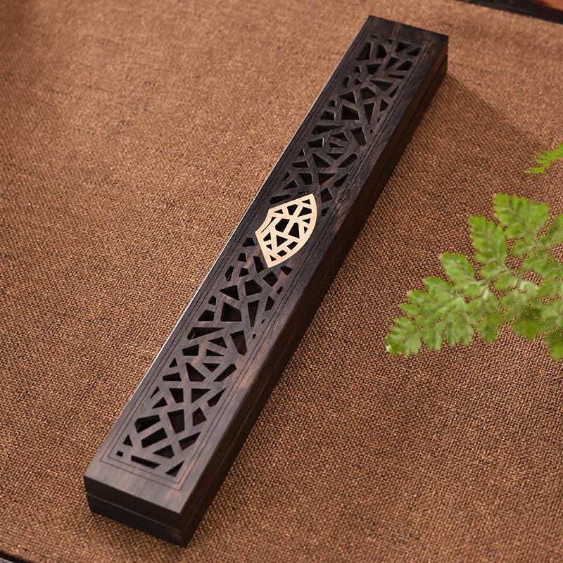 Purple Sandalwood & Black Sandalwood Incense Burner Box for Home