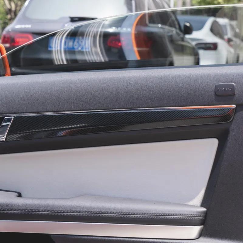 Kohlefaser Auto Innenraum Türgriff Panel Streifen Abdeckung Zierleiste für Mercedes Benz E-Klasse Coupe W207 C207 E200 e260 E350 Zubehör