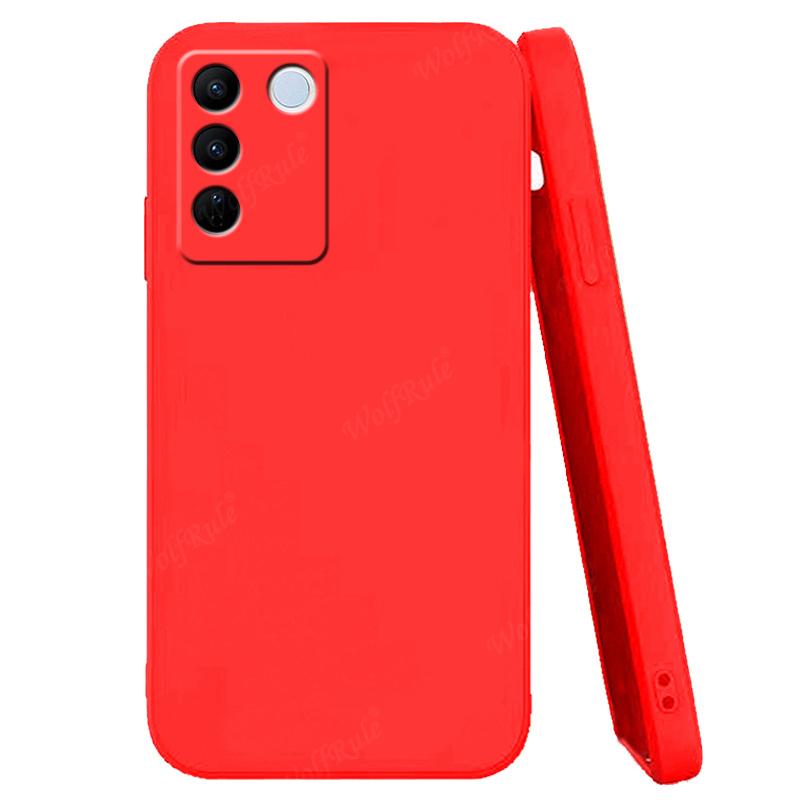 For Cover Vivo V27E Case For Vivo V27E Capas Silicone Shockproof Phone Bumper Back TPU Soft Cover For Vivo V27 V 27 V27E Fundas