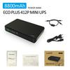 8800 mAh Powerbank and Smart Mini POE 430 UPS Uninterruptible Power System W023 White