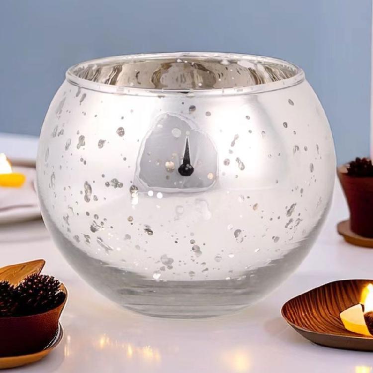 Glass Votive Candle Holders for Tealight Glass Tealight Candle Holders,Diwali Christmas Table Centerpiece Decors Gift