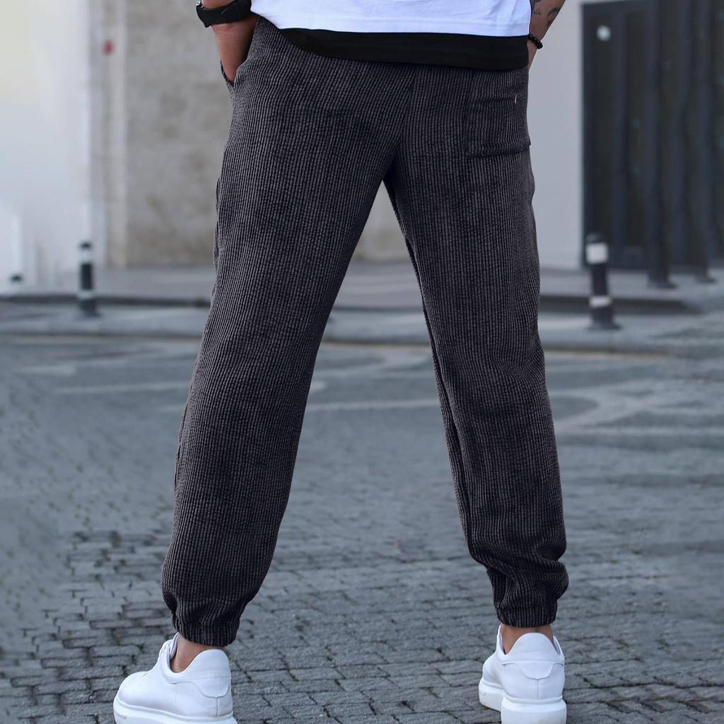 Men's Loose-Fit Stretch Corduroy Lightweight Breathable Pants
