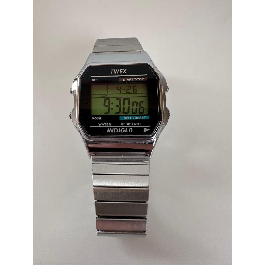 Часы TIMEX Классические Цифровые Серебристые T78587