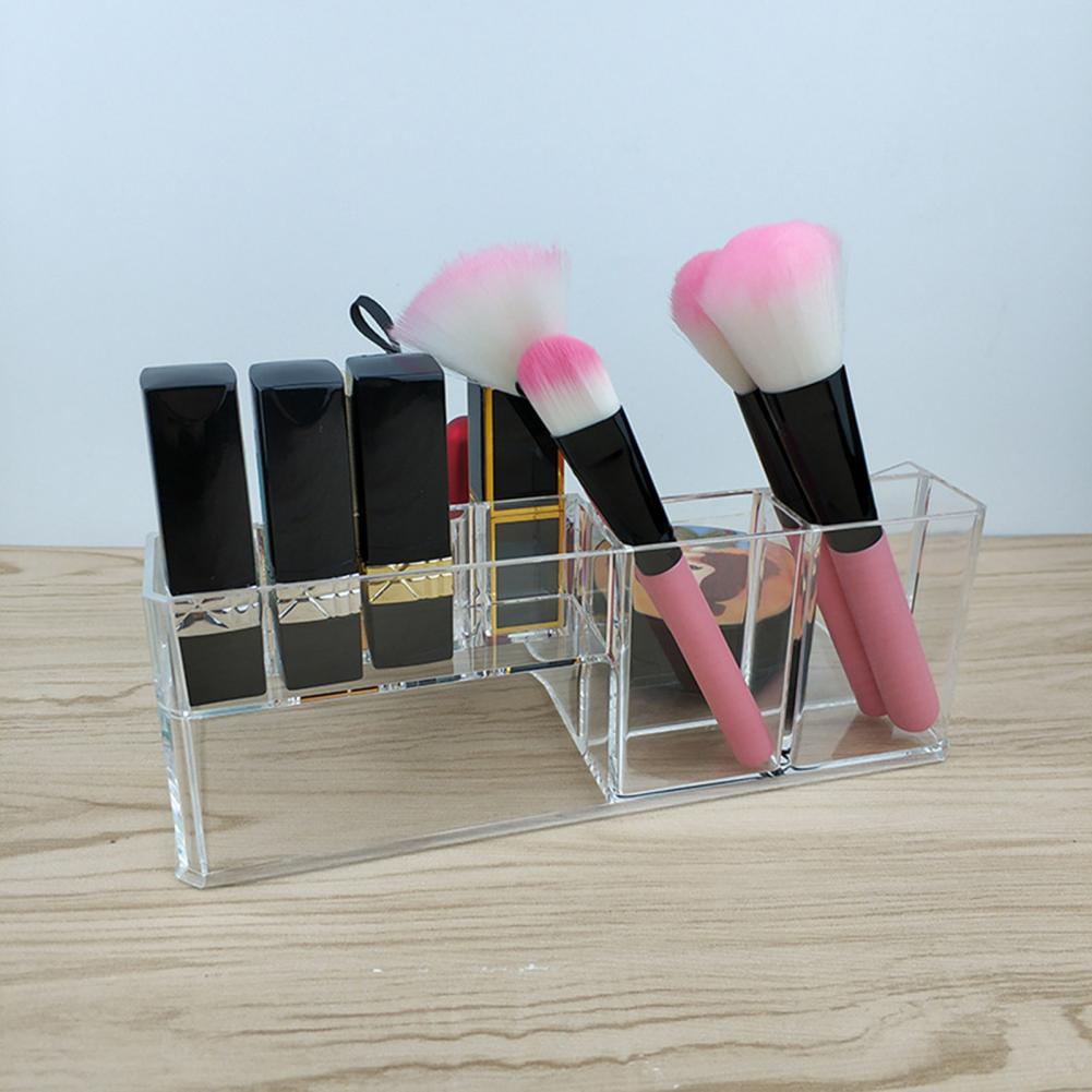 Velký organizér na parfémy Odolný průhledný organizér na make-up s přihrádkami Kosmetický úložný box na rtěnky, oční linky, štětce