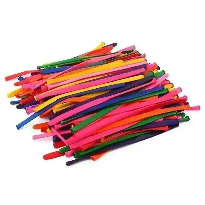 

Kids Toy Long Magic Latex Balloons - 200pcs/Pack, Mixed Colors Random Color