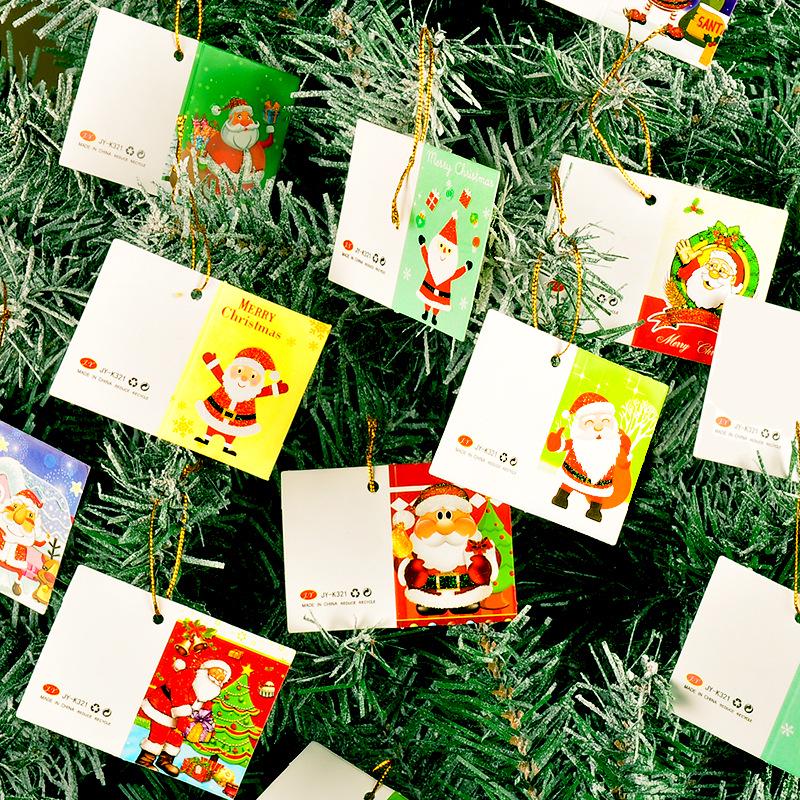 Christmas Atmosphere Greeting Cards & Tree Decorations: Wish Cards & Hanging Pendants