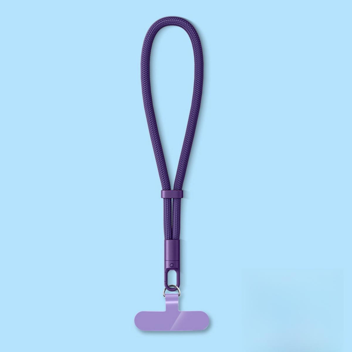 

Universal Adjustable Mobile Phone Lanyard Short Wrist Strap with Self-locking Anti-drop Design Durable Polyester Phone Strap Polyester
