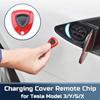 Für Tesla Modell 3 Y Autotür-Fernbedienung Aufladen des neuen Energieladegeräts Stapeltaste zum Öffnen der Türabdeckung Chipzubehör