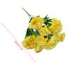 10 Heads Artificial Carnation Home Decoration Multi Color Beauty Silk Fake Flower Especial For Wedding And Festival Decoration