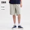 Semir Herren Cool Touch Locker Geschnitten Gerade Bein Mittellange Shorts