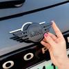 1pc 3d Metal Mini Badge Sticker Front Hood Rear Trunk  Emblem Decal