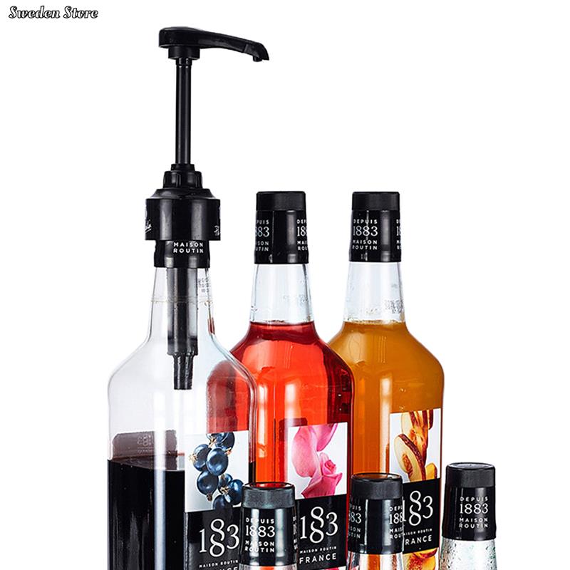 1pc 10ml Coffee Dispenser Syrup Pump Black Liquid Dispenser for Syrup