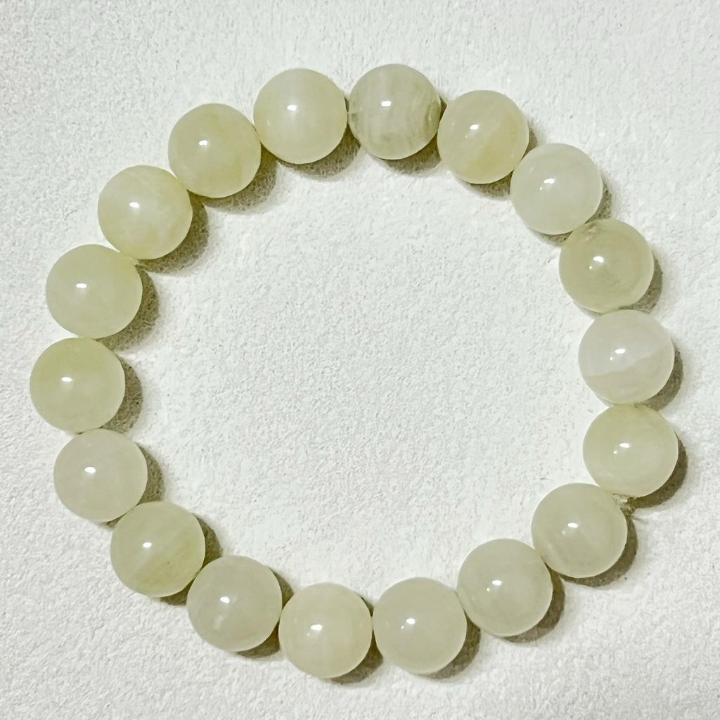 Natural Calcite 8mm Round Beads Stretchable Beaded Bracelets For Women Healing Meditation Gem Semi Precious Gemstone Bangle Jewelry Gifts