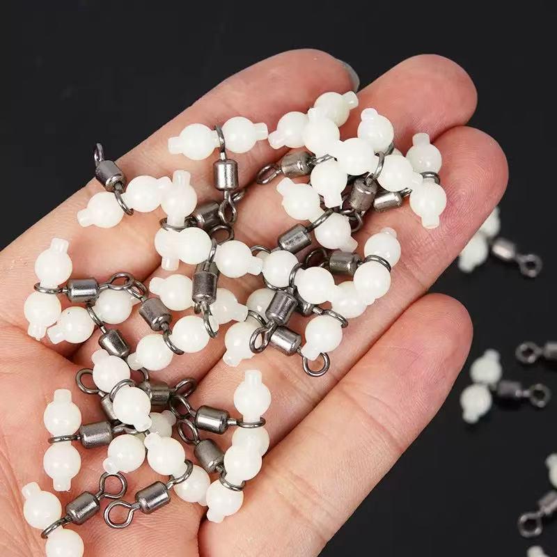 Nuovo Anello Girevole Luminoso a Forma di Otto per Pesca