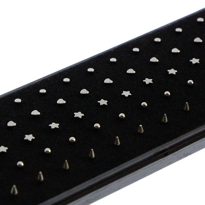 60 Stücke 20G Edelstahl Nasenring Ohr Knochen Nadel Stud Körper Piercing Schmuck