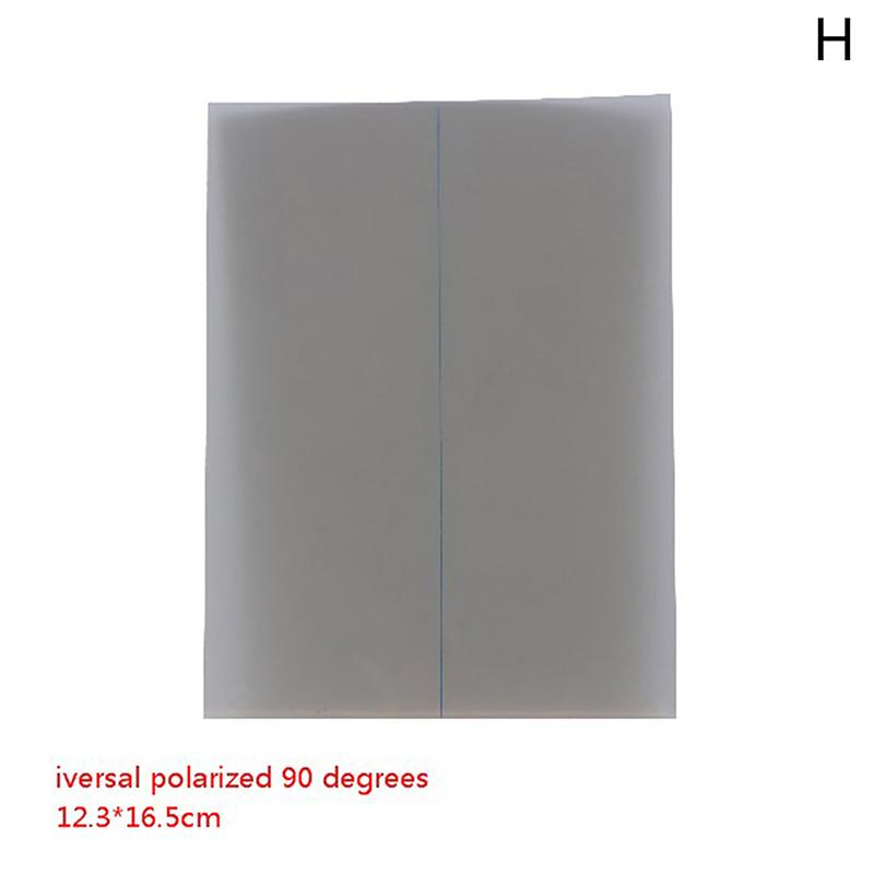 Verschiedene Größen Polarisationsfolie Polarisator Uhr Multimeter Rechner LCD-Display Reparatur Polarisation 0 Grad/90 Grad