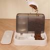 Cat Water Bowl Moderate Capacity Removable Double Pets Water Food Bowl for Pets