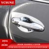 Car Parts ABS Door Handle Covers With Smart Entry Hole For Toyota Hilux Revo Rocco Fortuner Innova 2015- Rav4
