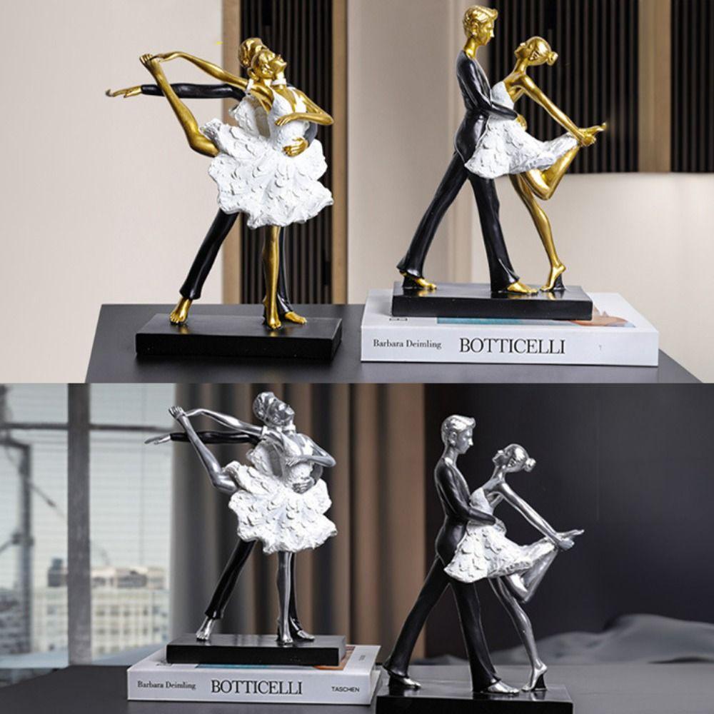 Abstract Dancer Statue Resin Miniatures Figurine Sculpture Wine Cabinet Entrances