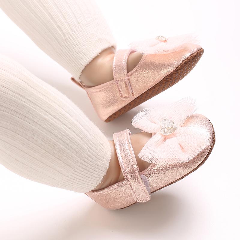 Infant Princess Bow Shoes: Soft Sole for 0-1 Year Old, Spring/Autumn