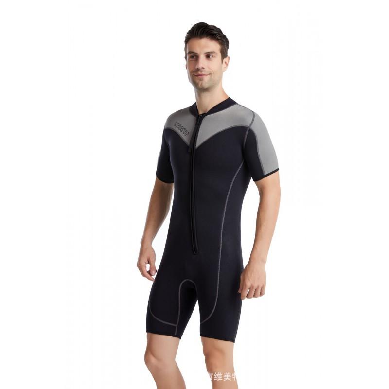 3mm Voll-/Kurzarm-Neoprenanzug Surfen Schnorcheln Freitauchen Warmwasser-Sportarten Herren Erwachsene