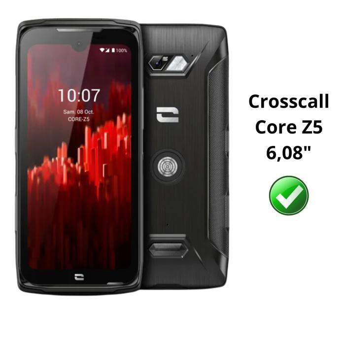 Tempered Glass - Phonillico® - Crosscall Core Z5 - Pack of 2 - Screen Protector - Scratch Resistant