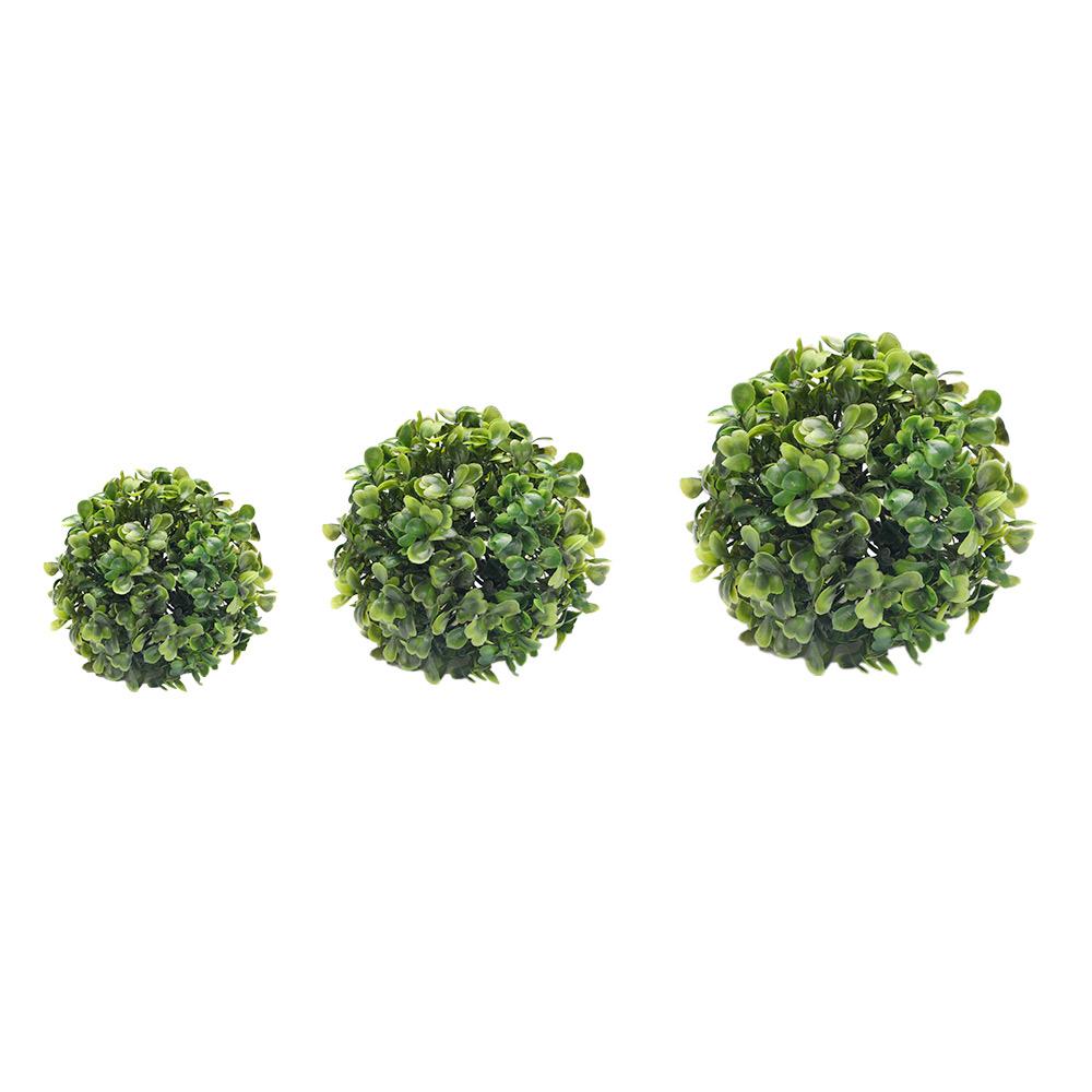 Plastic Indoor Outdoor Hotel Wedding Home Leave Ball Grass Ball Garden Decoration Artificial Plant