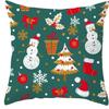 Christmas Decoration Cushion Cover for Sofa Livingroom Throw Pillow Cover % Polyester Resuable Pillow Case Drop Shipping