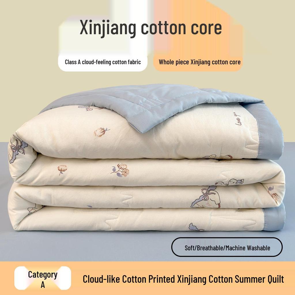 All-Season Machine Washable Children's Summer Quilt - Suitable for Air Conditioning and Home Use
