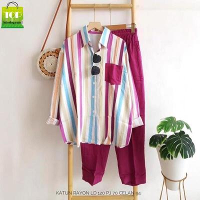 2025 Summer Women's Striped Casual Set: New Fashion, Loose, Slimming & Comfortable