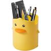 YISTOS Pencil Holder for Desk, Little Yellow Duck Pen Holder, Desk Pen Holder, Pen Holder, Makeup Brush Holder, Desktop