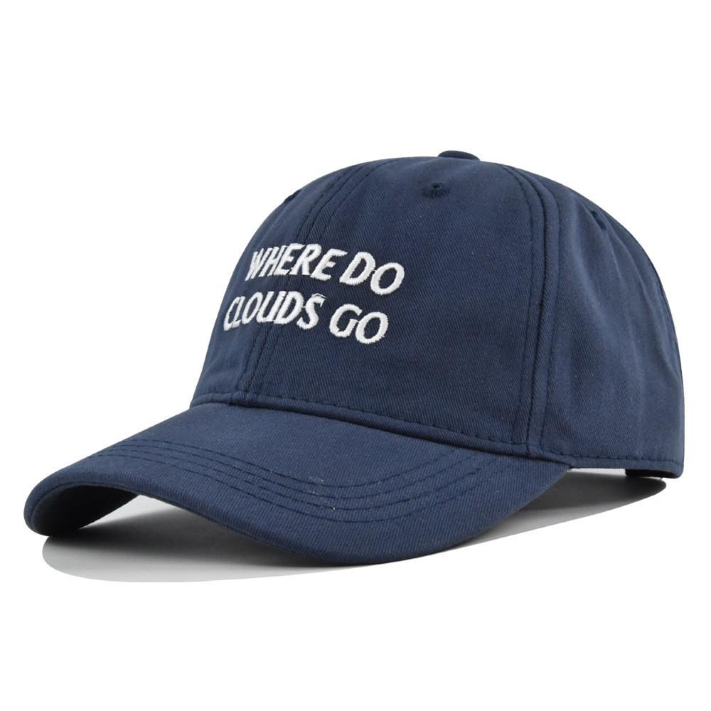 Cap Where Baseball Do Letter Embroidered Duckbill Sunshade Hat Material Cotton