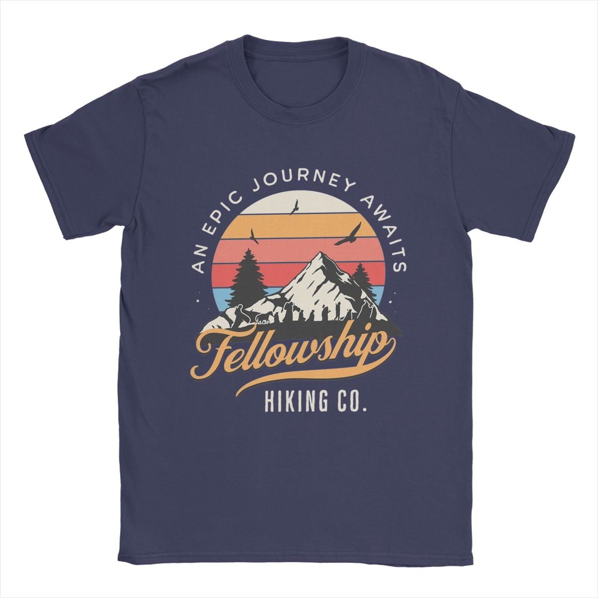 

Fellowship Hiking Co Mordor L-Lords Of The R-Rings Men s T Shirt Cool Tees Short Sleeve T-Shirt 100% Cotton Adult Tops 4XL