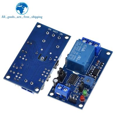 1/3PCS 5V 12V Time Relay Module Normal Open Time Delay Relay Timing Relay Control Switch Adjustable Potentiometer LED Indicator