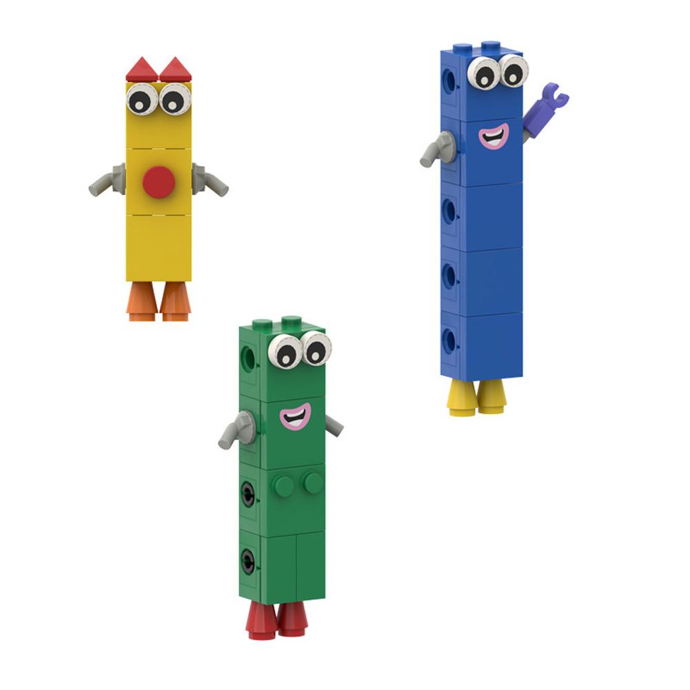 No.1-10 Building Block Set For Children Creative Math Number Figure 1 To 10 Early Educational Toy Gifts For Boys Girls